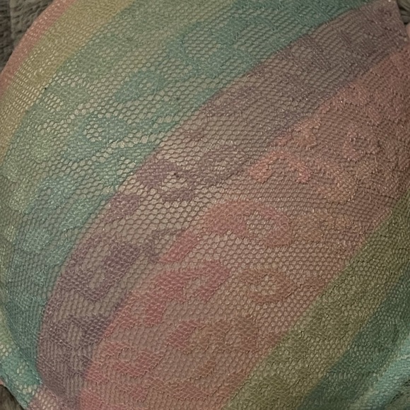Victoria’s Secret PINK multi rainbow color leopard lace push up bra - Picture 4 of 4